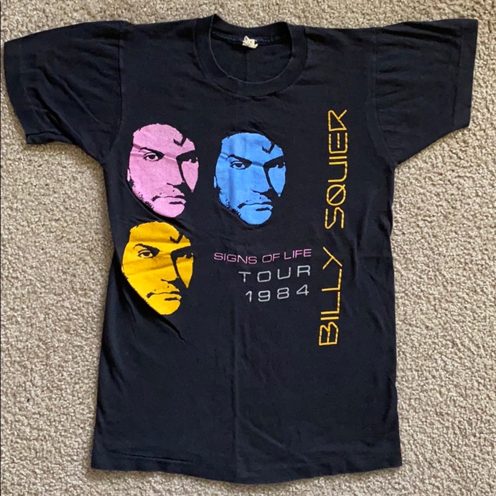 Vintage 1984 Billy Squire Tour Signs of Life Sz S